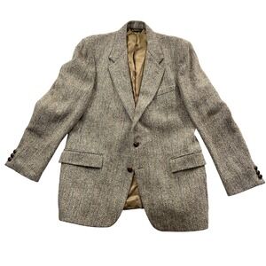 Harris Tweed Suit Jacket (no size tag) Eagle Clothes 100% Pure Scottish Wool